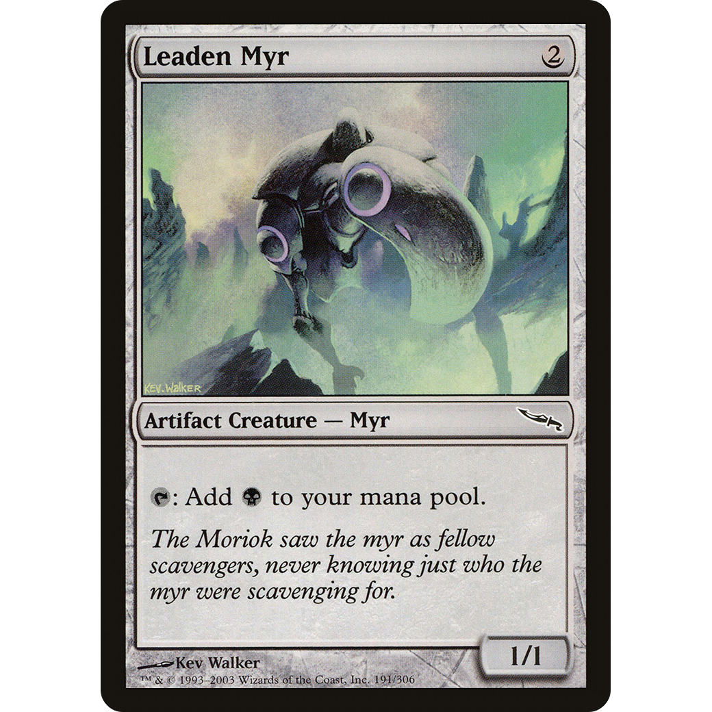 Leaden Myr (MRD-191) - Mirrodin