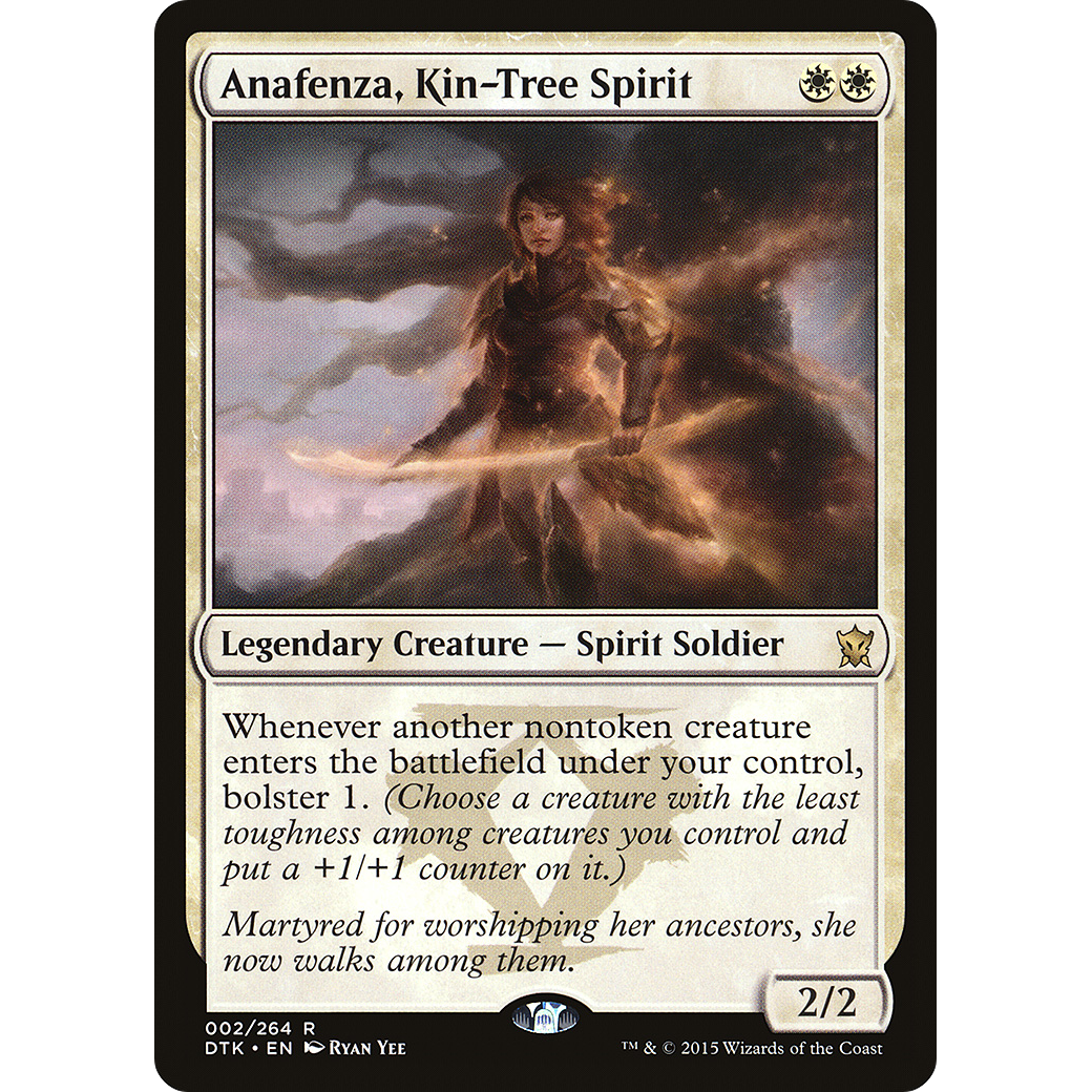 Anafenza, Kin-Tree Spirit (DTK-002) - Dragons of Tarkir