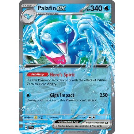 Palafin ex - 126 126 - SV Scarlet & Violet Promo Cards Holofoil