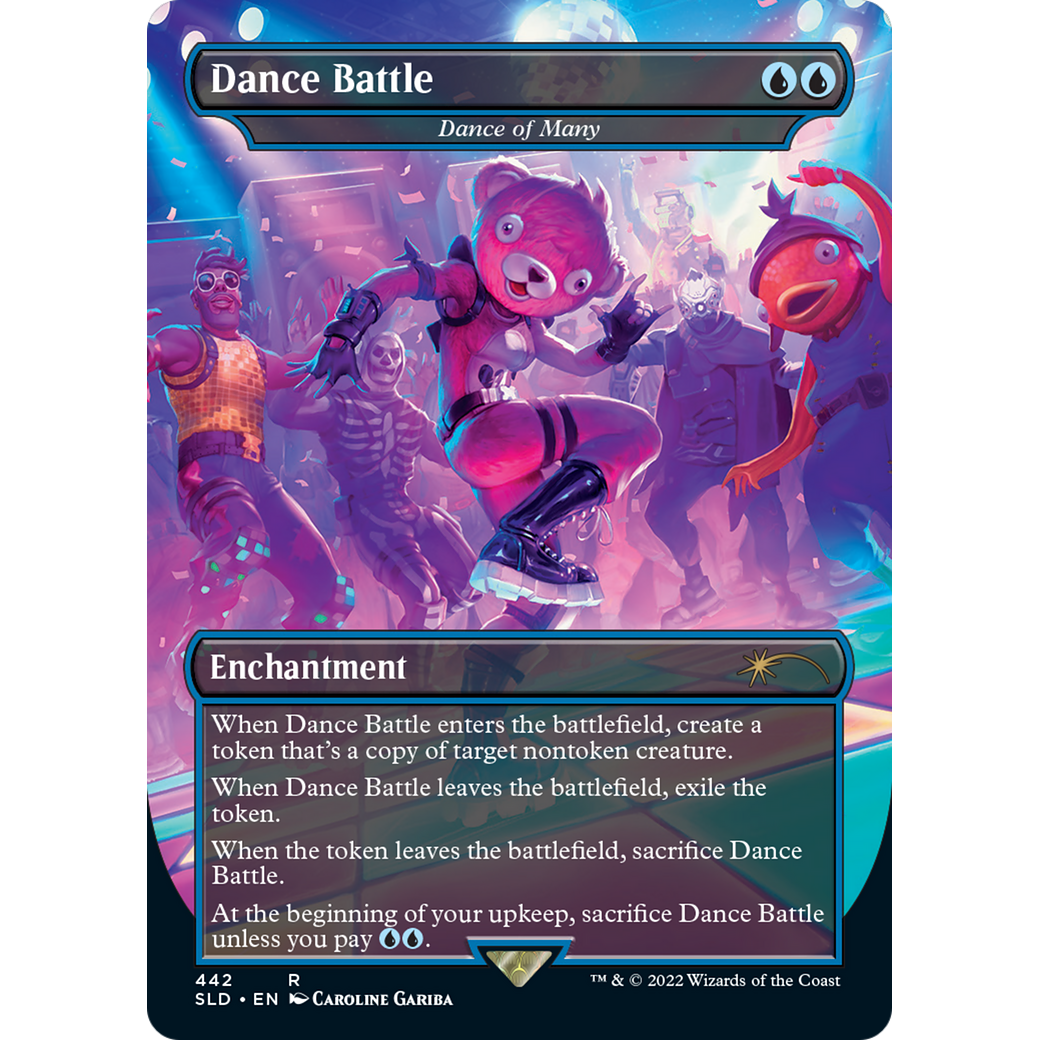 Dance Battle - Dance of Many (SLD-442) - Secret Lair Drop / Dance Battle (Borderless)