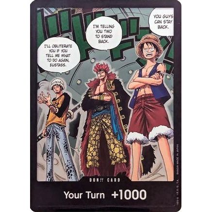 DON!! Card (Trafalgar Law, Eustass Kid and Monkey.D.Luffy) (Double Pack Set Vol. 4) - 500 Years in the Future Foil