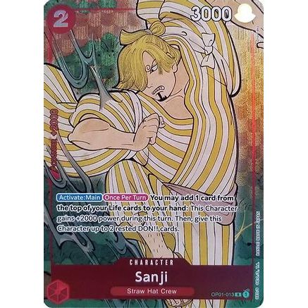 Sanji (English Version 1st Anniversary Set) (OP01-013) - One Piece Promotion Cards Foil