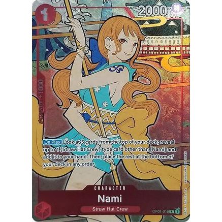 Nami (English Version 1st Anniversary Set) (OP01-016) - One Piece Promotion Cards Foil