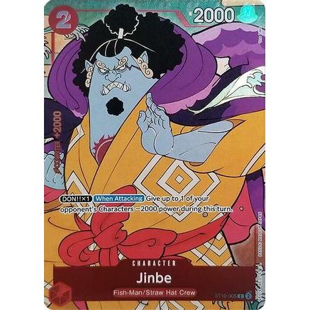 Jinbe (English Version 1st Anniversary Set) (ST10-005) - One Piece Promotion Cards Foil