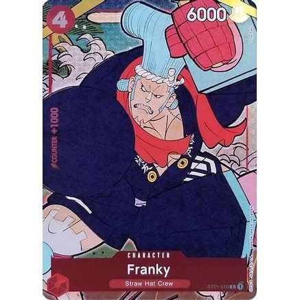 Franky (English Version 1st Anniversary Set) (ST01-010) - One Piece Promotion Cards Foil