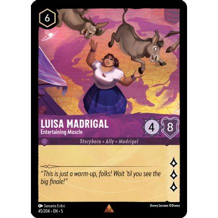 Luisa Madrigal - Entertaining Muscle (45/204) - Shimmering Skies Cold Foil