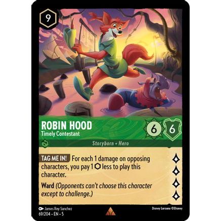 Robin Hood - Timely Contestant (69/204) - Shimmering Skies Cold Foil