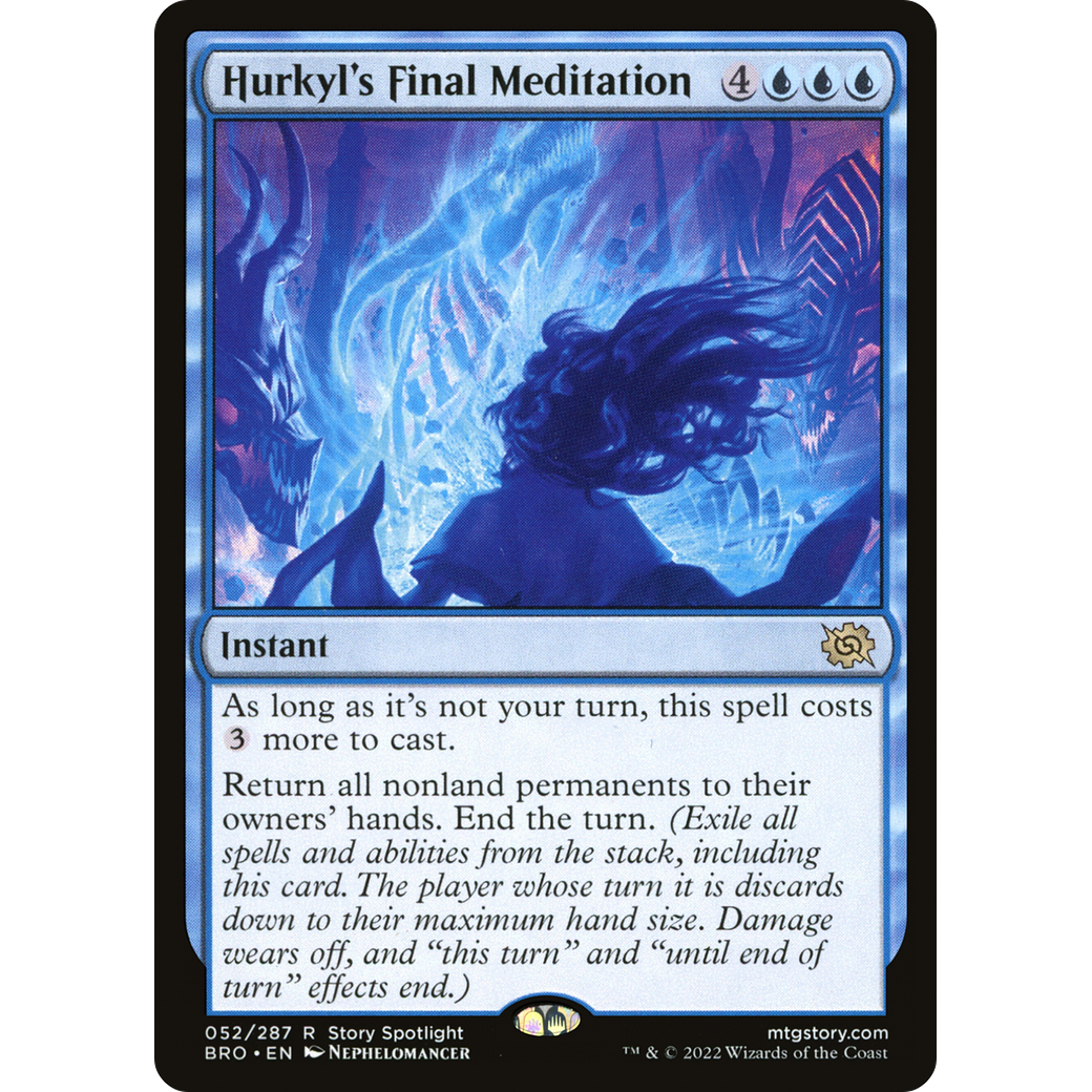 Hurkyl's Final Meditation (BRO-052) - The Brothers' War Foil