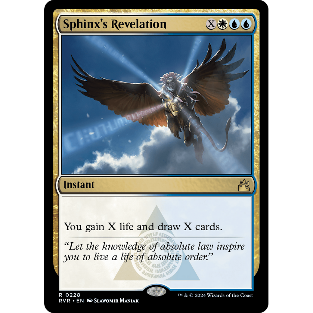 Sphinx's Revelation (RVR-228) - Ravnica Remastered