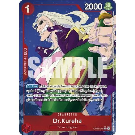 Dr.Kureha (Parallel) (OP08-015) - Two Legends Foil