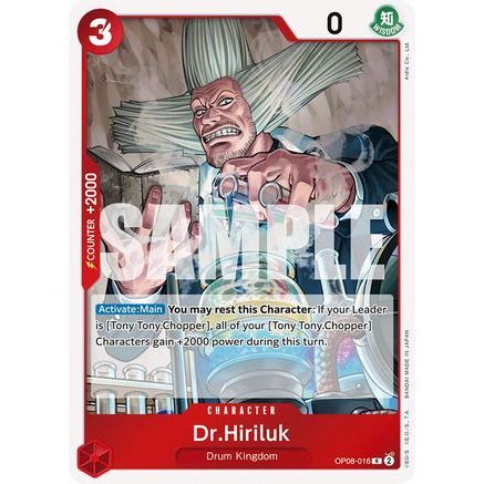 Dr.Hiriluk (OP08-016) - Two Legends Foil