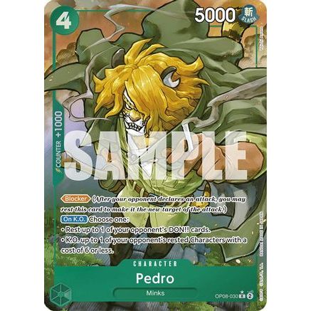 Pedro (Parallel) (OP08-030) - Two Legends Foil