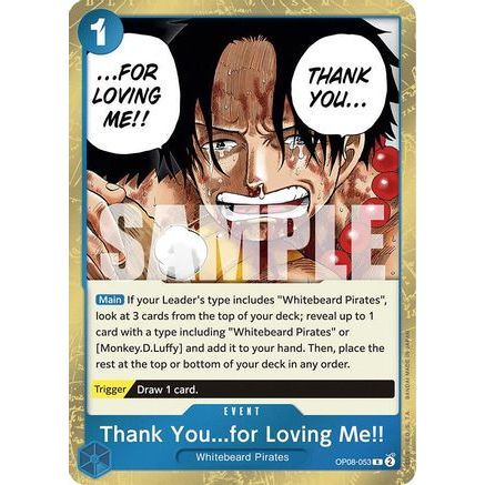 Thank You...for Loving Me!! (OP08-053) - Two Legends Foil