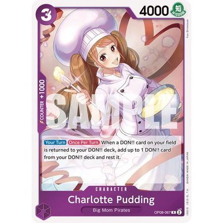 Charlotte Pudding (067) (OP08-067) - Two Legends Foil