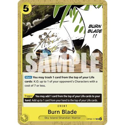 Burn Blade (OP08-117) - Two Legends