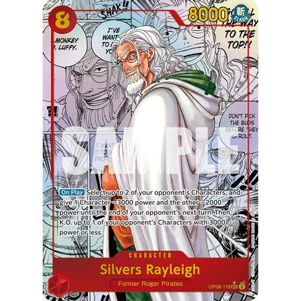 Silvers Rayleigh (Parallel) (Manga) (OP08-118) - Two Legends Foil