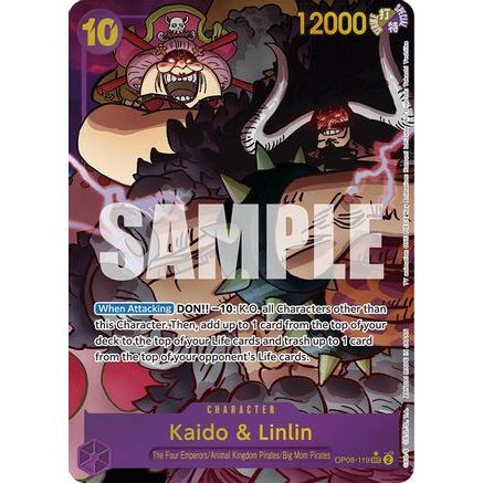 Kaido & Linlin (Parallel) (OP08-119) - Two Legends Foil
