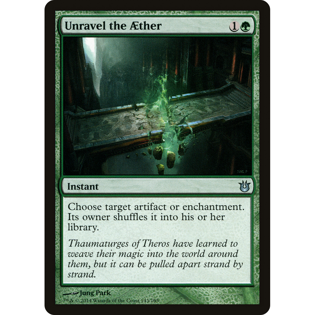 Unravel the Aether (BNG-143) - Born of the Gods Foil
