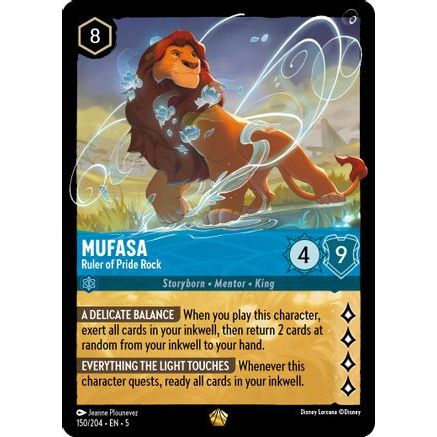 Mufasa - Ruler of Pride Rock (150/204) - Shimmering Skies Cold Foil