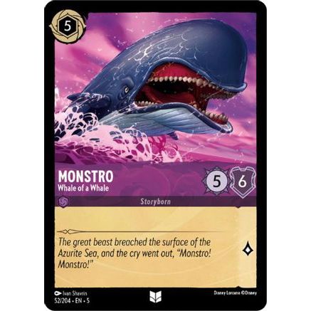 Monstro - Whale of a Whale (52/204) - Shimmering Skies Cold Foil