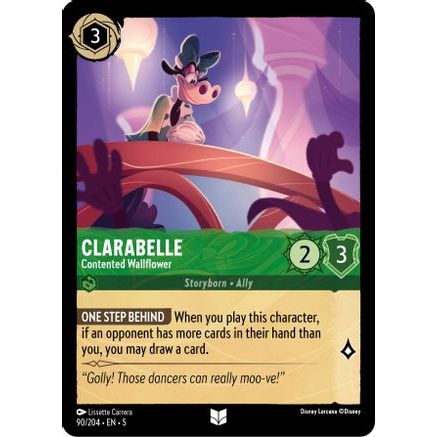 Clarabelle - Contented Wallflower (90/204) - Shimmering Skies Cold Foil