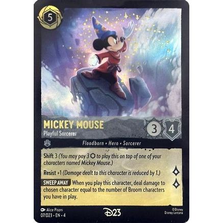 Mickey Mouse - Playful Sorcerer (7) - D23 Promos Holofoil