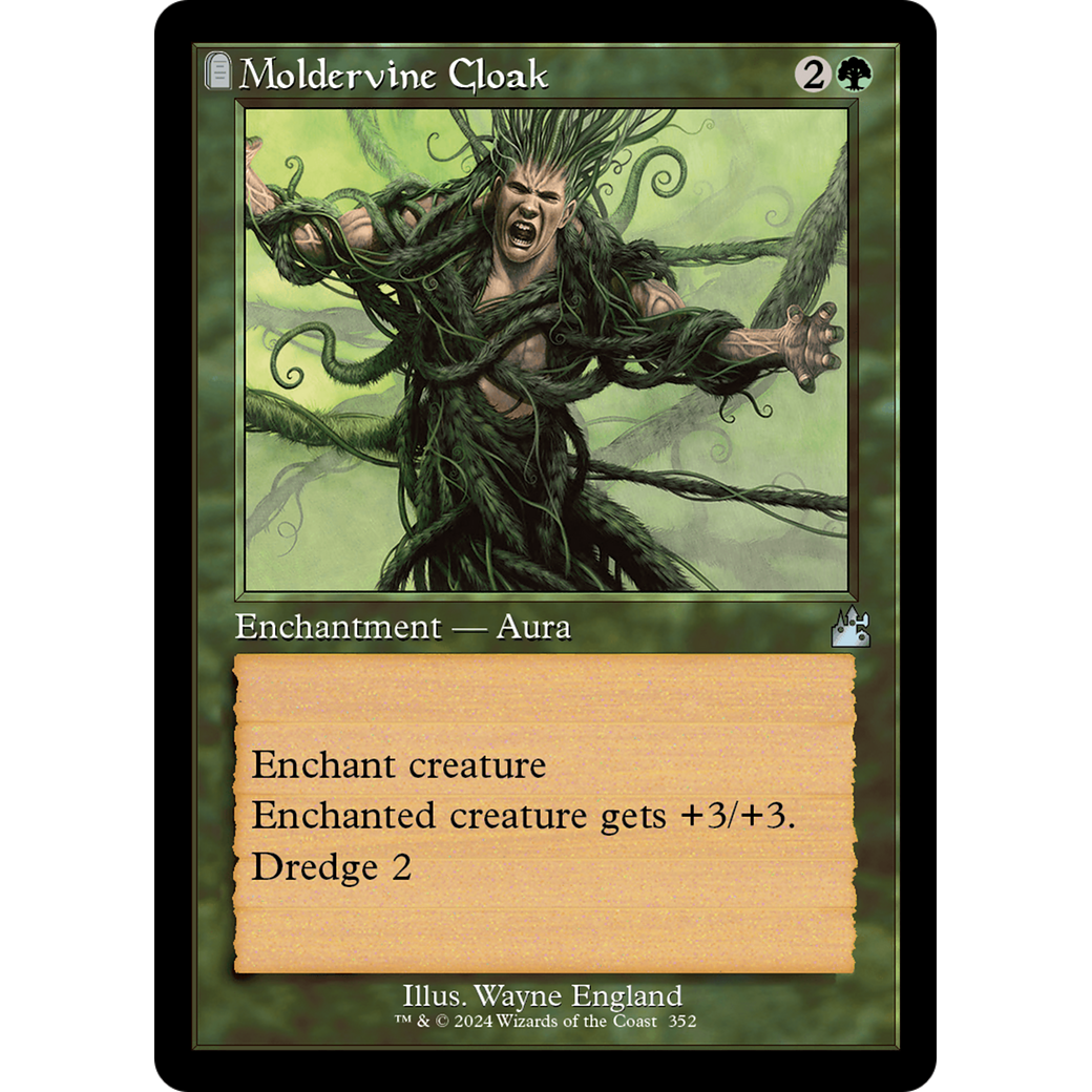 Moldervine Cloak (RVR-352) - Ravnica Remastered: (tombstone) Foil