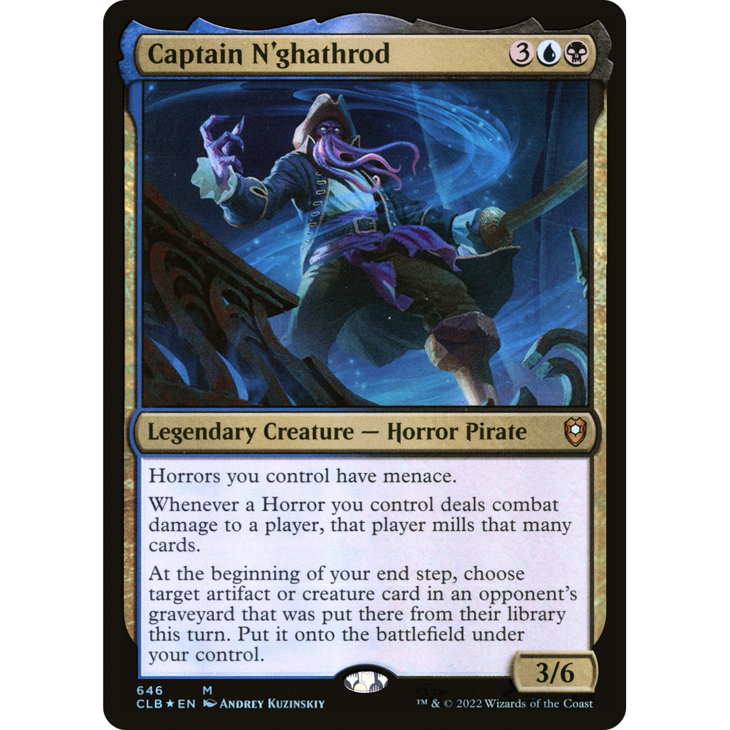 Captain N'ghathrod (CLB-646) - Commander Legends: Battle for Baldur's Gate Foil