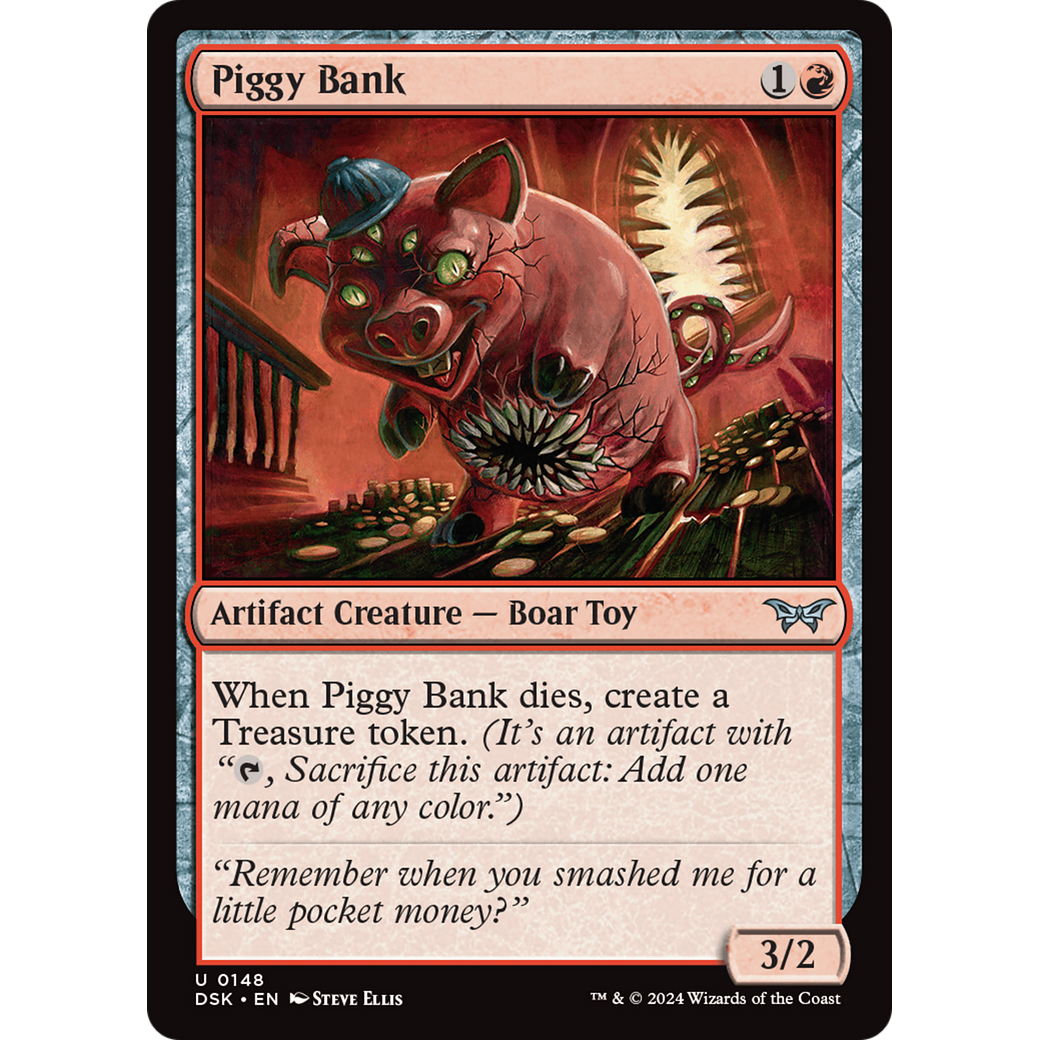 Piggy Bank (DSK-148) - Duskmourn: House of Horror