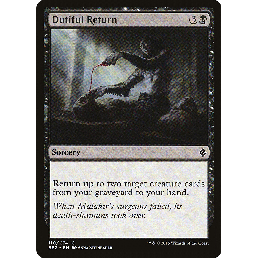 Dutiful Return (BFZ-110) - Battle for Zendikar