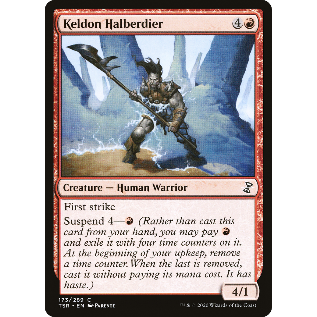 Keldon Halberdier (TSR-173) - Time Spiral Remastered