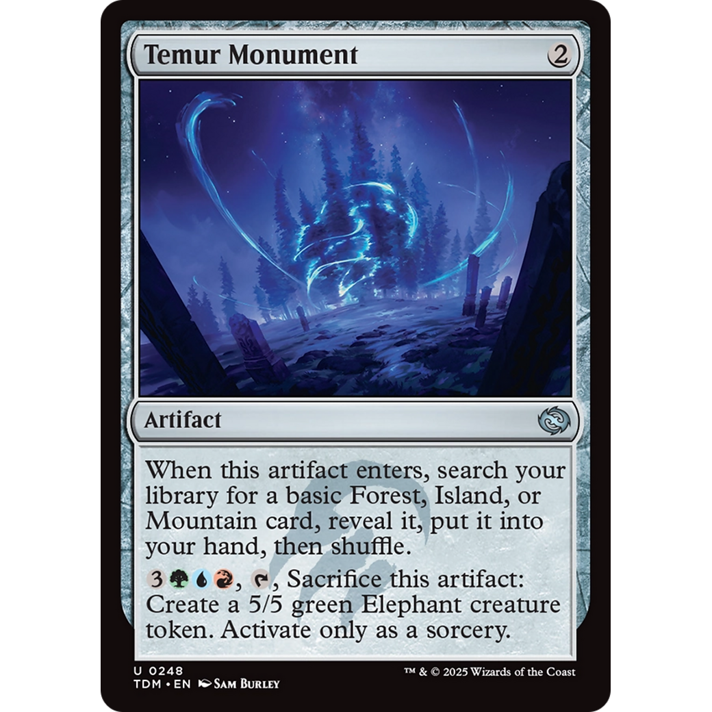 Temur Monument (TDM-248) - Tarkir: Dragonstorm