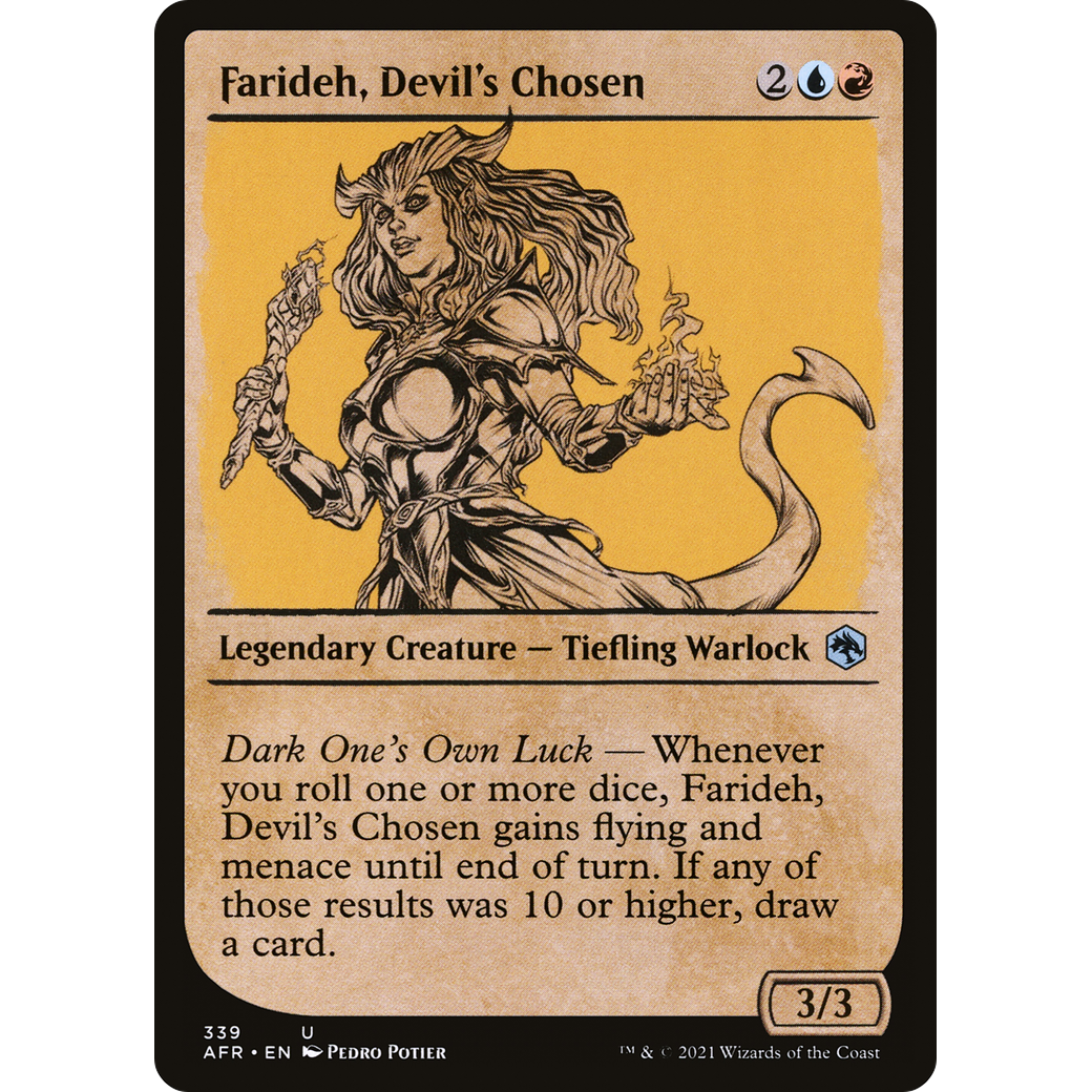 Farideh, Devil's Chosen (Showcase) (AFR-339) - Adventures in the Forgotten Realms: (Showcase)