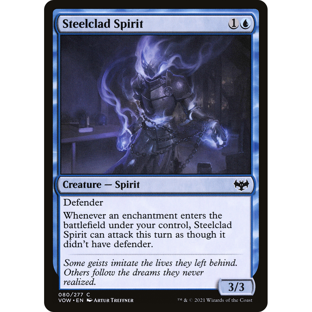 Steelclad Spirit (VOW-080) - Innistrad: Crimson Vow Foil