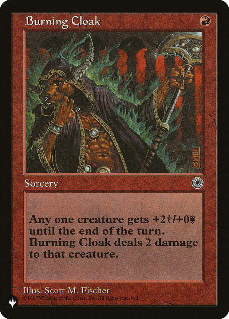 Burning Cloak (LIST-) - The List
