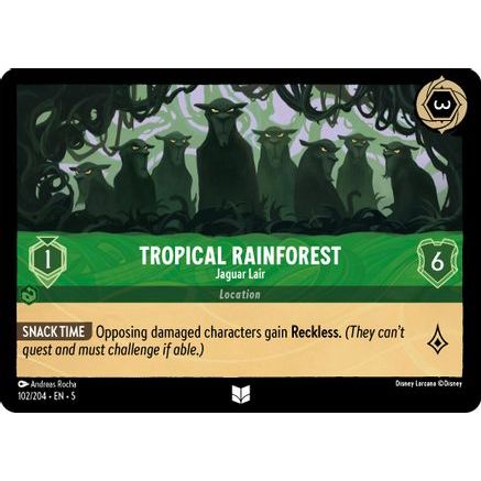 Tropical Rainforest - Jaguar Lair (102/204) - Shimmering Skies Cold Foil