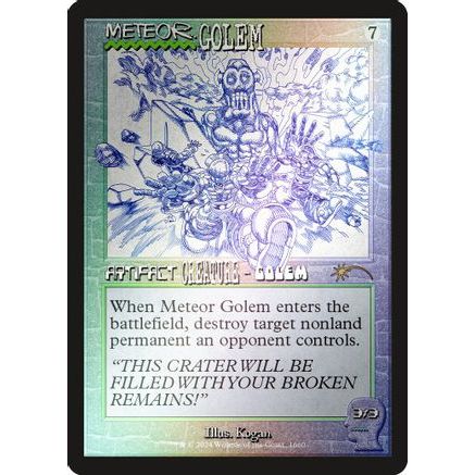 Meteor Golem (1660) (Rainbow Foil) (SLD-1660) - Secret Lair Drop Series Foil