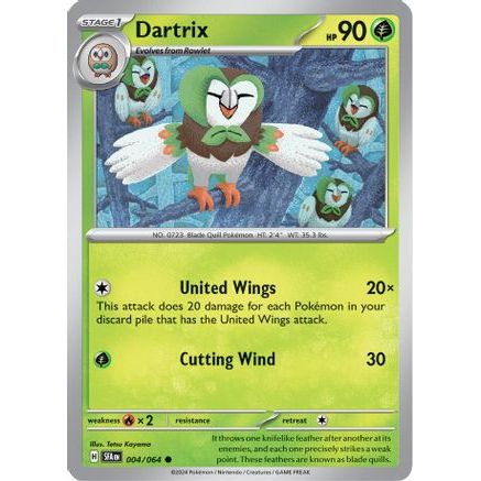 Dartrix 4 - SV Shrouded Fable Reverse Holofoil