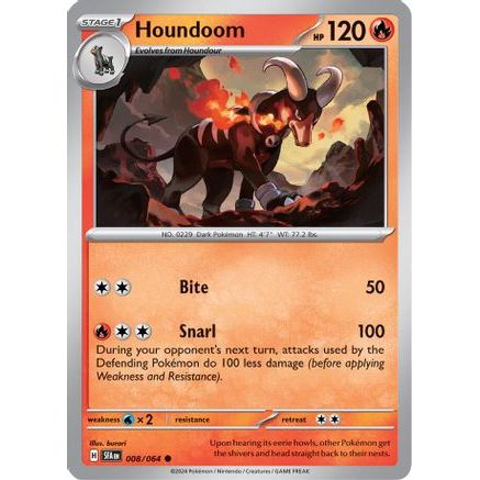 Houndoom - 008/064 8 - SV Shrouded Fable Reverse Holofoil