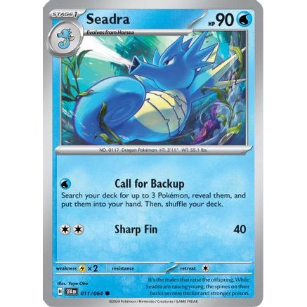 Seadra 11 - SV Shrouded Fable Reverse Holofoil
