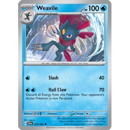 Weavile 14 - SV Shrouded Fable Reverse Holofoil