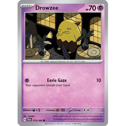 Drowzee 16 - SV Shrouded Fable Reverse Holofoil