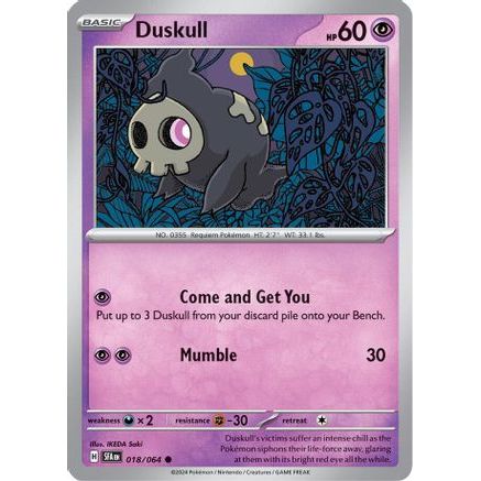 Duskull - 018/064 18 - SV Shrouded Fable Reverse Holofoil