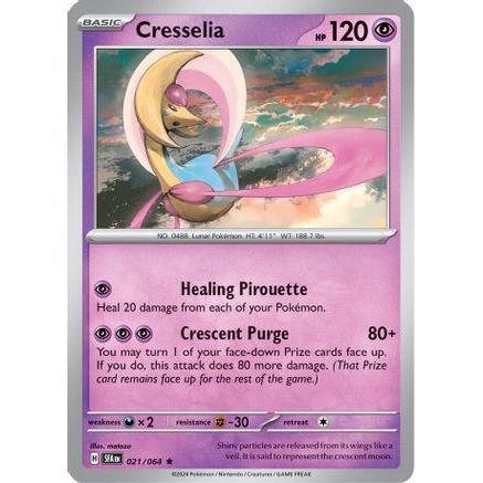 Cresselia - 021/064 21 - SV Shrouded Fable Reverse Holofoil
