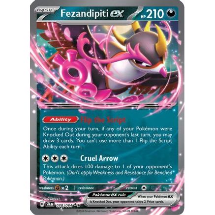Fezandipiti ex - 038/064 38 - SV Shrouded Fable Holofoil