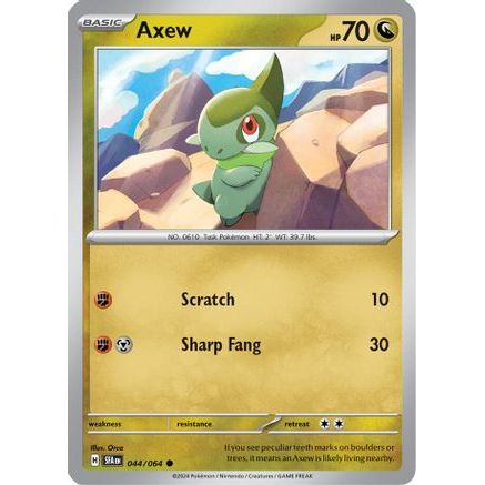 Axew 44 - SV Shrouded Fable Reverse Holofoil