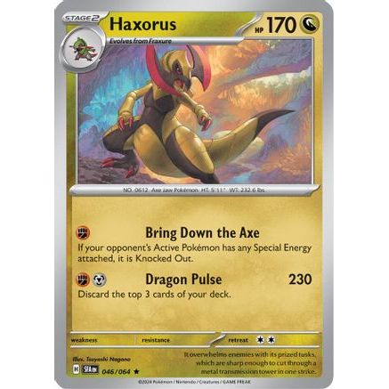 Haxorus 46 - SV Shrouded Fable Reverse Holofoil