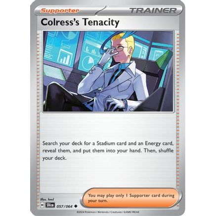 Colress's Tenacity - 057/064 57 - SV Shrouded Fable Reverse Holofoil