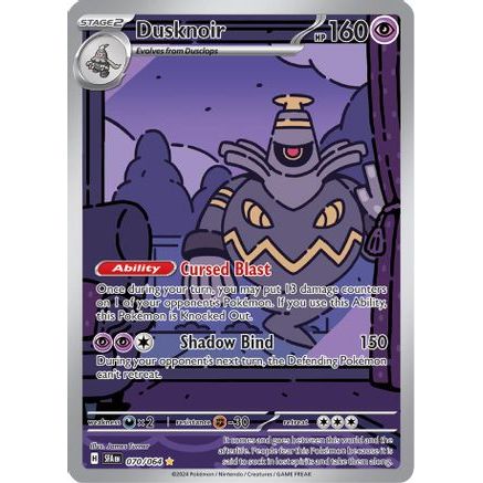 Dusknoir - 070/064 70 - SV Shrouded Fable Holofoil