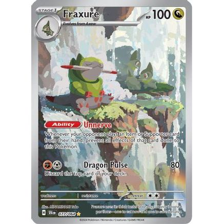 Fraxure - 077/064 77 - SV Shrouded Fable Holofoil